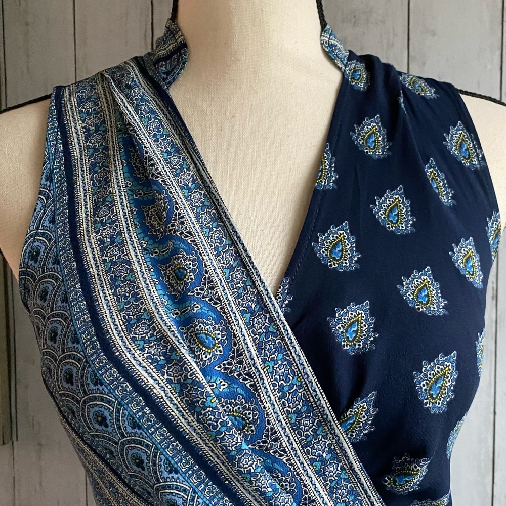 NWOT Anthropologie Paisley Printed Handkerchief Dress - Picture 10 of 15